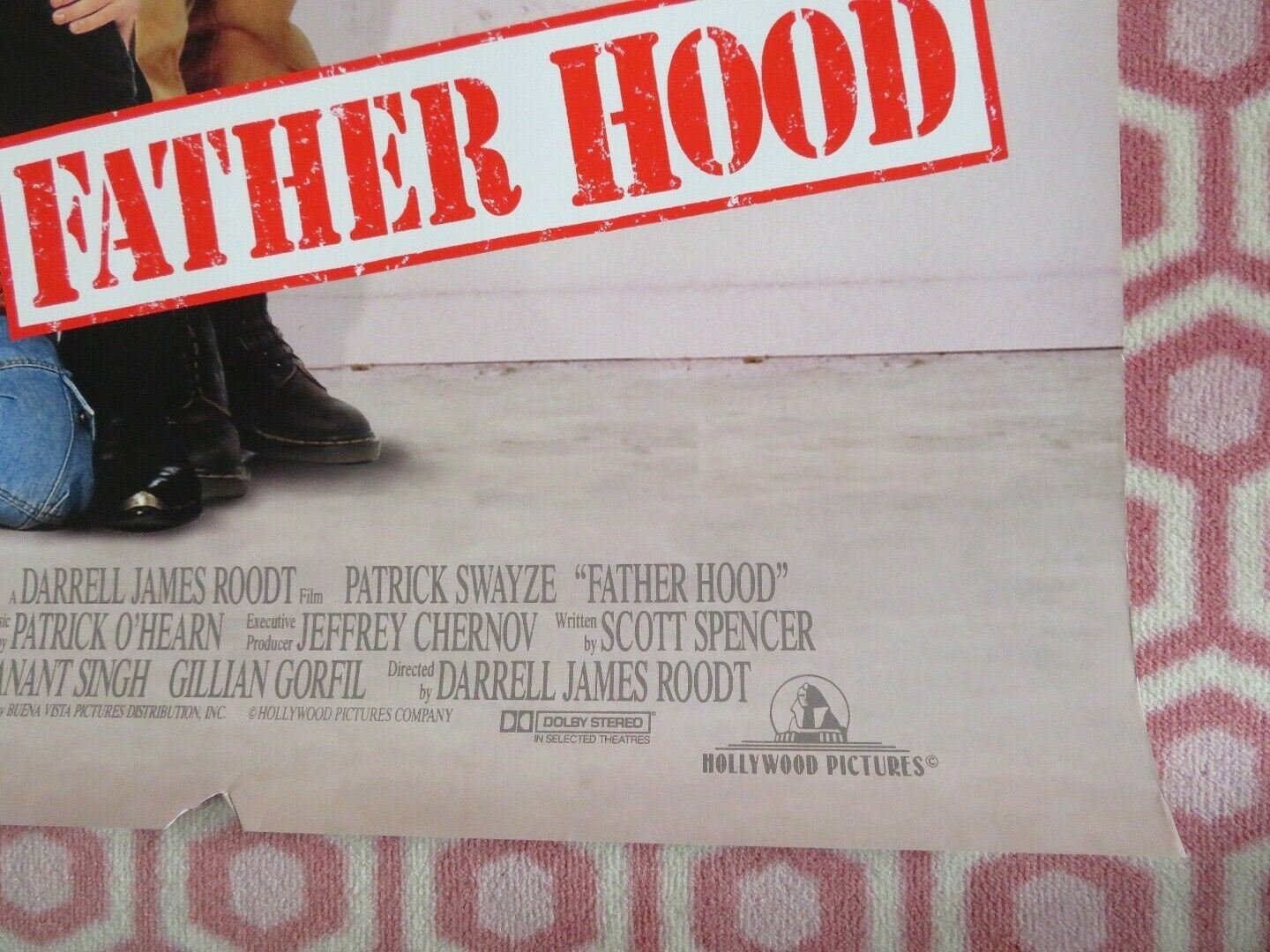 FATHER HOOD US ONE SHEET ROLLED POSTER PATRICK SWAYZE 1993 - Rendezvous Cinema