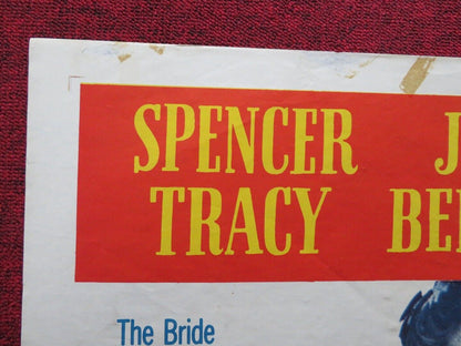 FATHER OF THE BRIDE FOLDED US ONE SHEET POSTER ELIZABETH TAYLOR 1962 Movie posters