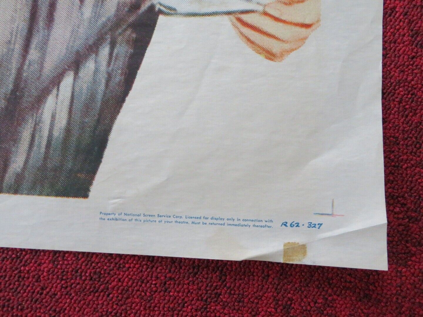 FATHER OF THE BRIDE FOLDED US ONE SHEET POSTER ELIZABETH TAYLOR 1962 Movie posters