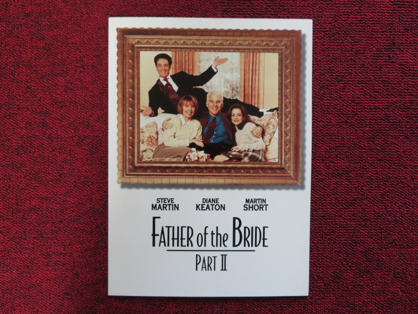 FATHER OF THE BRIDE PART II US SCREENING PROGRAM STEVE MARTIN DIANE KEATON 1995 Rendezvous Cinema Movie posters