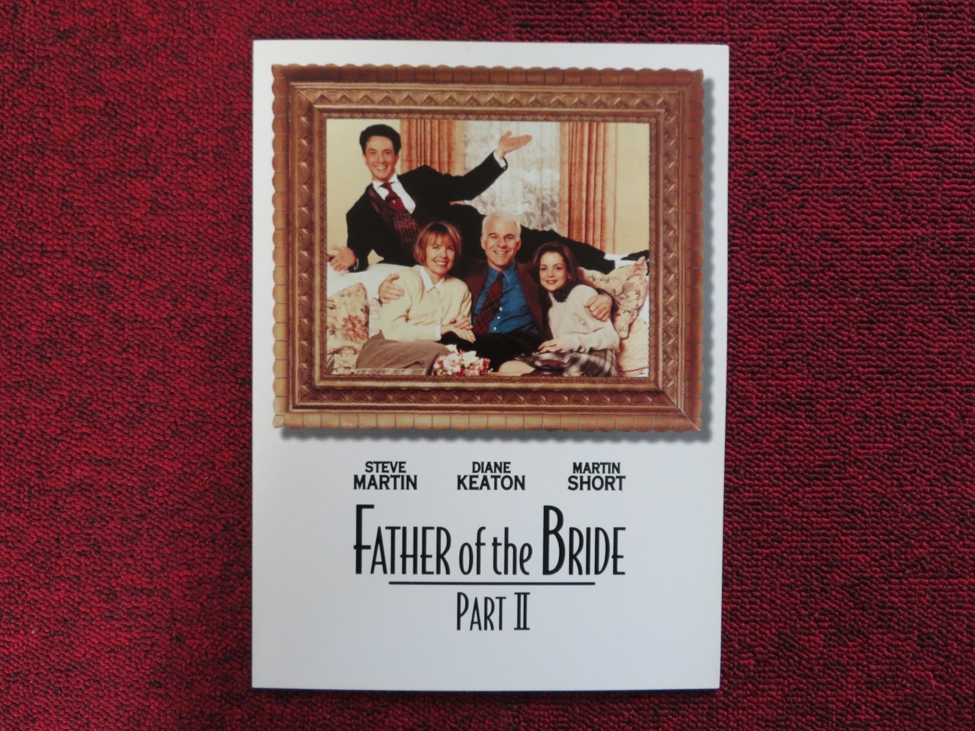 FATHER OF THE BRIDE PART II US SCREENING PROGRAM STEVE MARTIN DIANE KEATON 1995 Rendezvous Cinema Movie posters