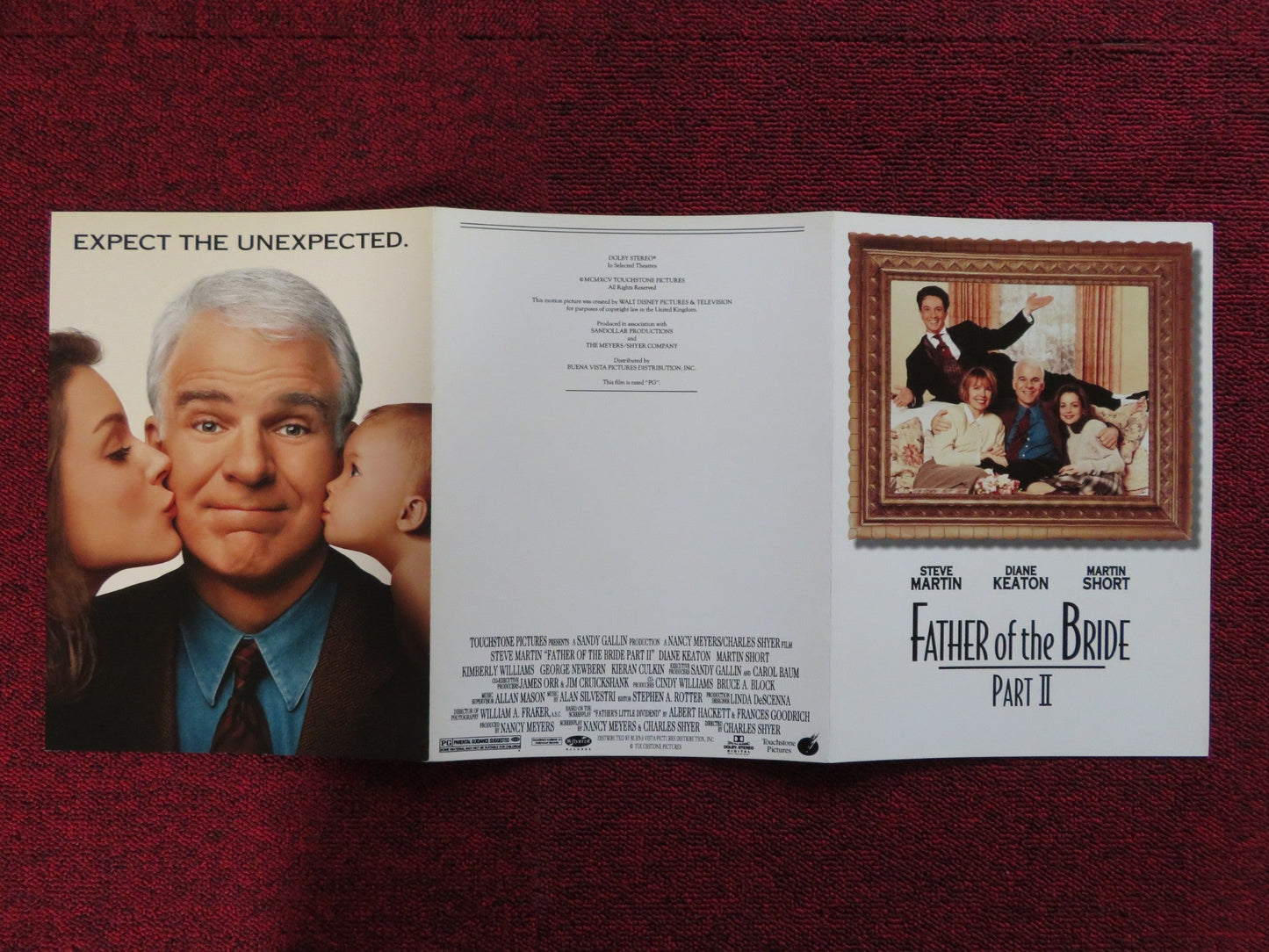 FATHER OF THE BRIDE PART II US SCREENING PROGRAM STEVE MARTIN DIANE KEATON 1995 Rendezvous Cinema Movie posters