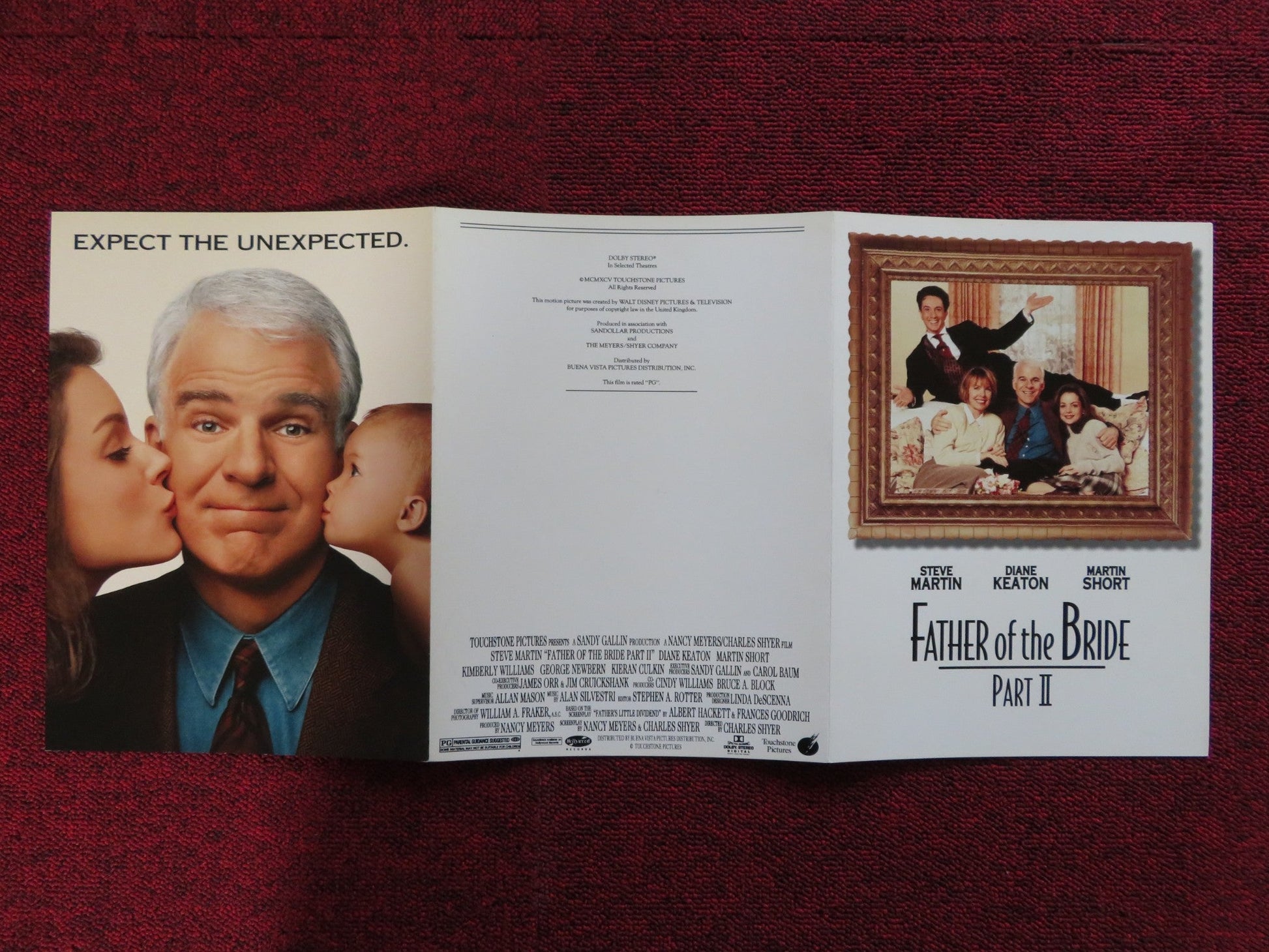 FATHER OF THE BRIDE PART II US SCREENING PROGRAM STEVE MARTIN DIANE KEATON 1995 Rendezvous Cinema Movie posters