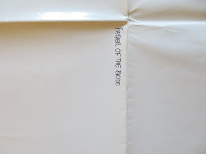 FATHER OF THE BRIDE UK QUAD POSTER FOLDED STEVE MARTIN DIANE KEATON 1991 Rendezvous Cinema Movie posters