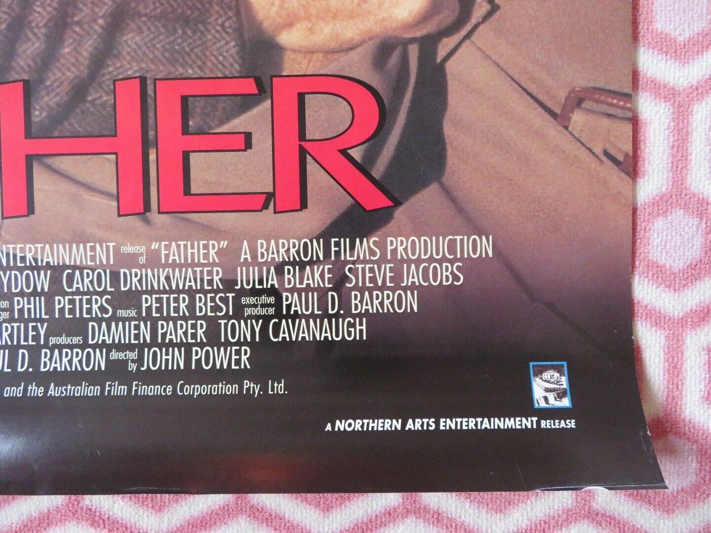 FATHER US ONE SHEET ROLLED POSTER MARK VON SYDOW 1990 Movie posters