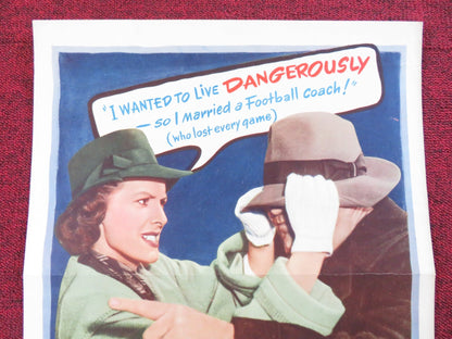 FATHER WAS A FULLBACK US INSERT (14"x 36") POSTER FRED MACMURRAY M. O'HARA 1949 Rendezvous Cinema Movie posters