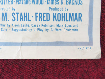 FATHER WAS A FULLBACK US INSERT (14"x 36") POSTER FRED MACMURRAY M. O'HARA 1949 Rendezvous Cinema Movie posters