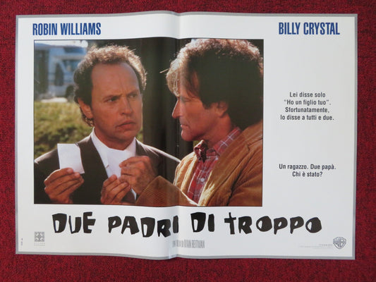 FATHER'S DAY - B ITALIAN FOTOBUSTA POSTER ROBIN WILLIAMS BILLY CRYSTAL 1997 Rendezvous Cinema Movie posters