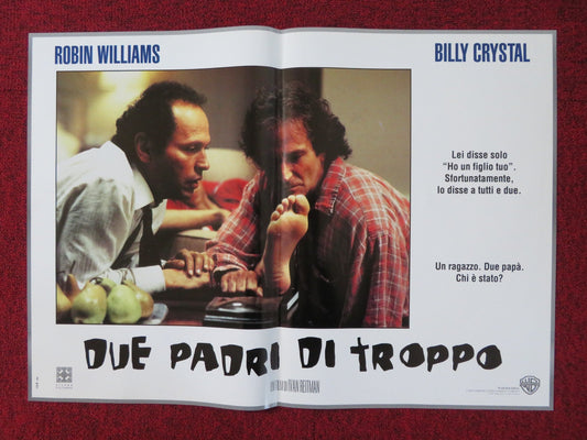 FATHER'S DAY - D ITALIAN FOTOBUSTA POSTER ROBIN WILLIAMS BILLY CRYSTAL 1997 Rendezvous Cinema Movie posters