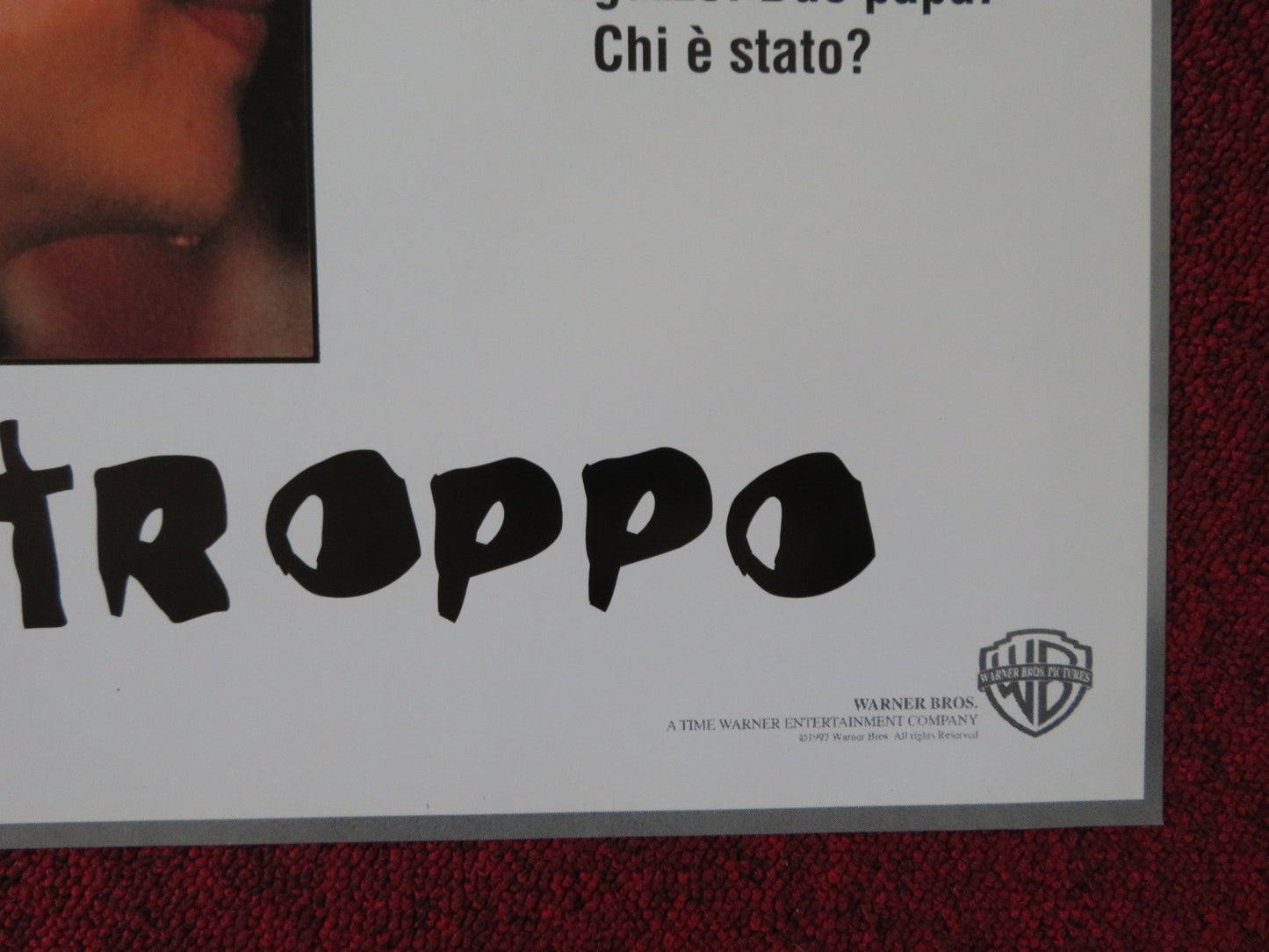 FATHER'S DAY - F ITALIAN FOTOBUSTA POSTER ROBIN WILLIAMS BILLY CRYSTAL 1997 Rendezvous Cinema Movie posters