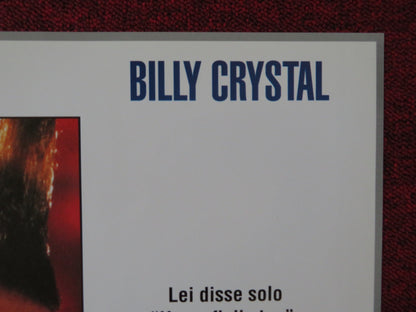 FATHER'S DAY - F ITALIAN FOTOBUSTA POSTER ROBIN WILLIAMS BILLY CRYSTAL 1997 Rendezvous Cinema Movie posters