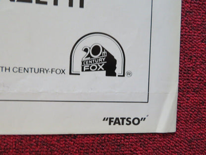 FATSO FOLDED US ONE SHEET POSTER ANNE BANCROFT DOM DELUISE 1980 - Rendezvous Cinema