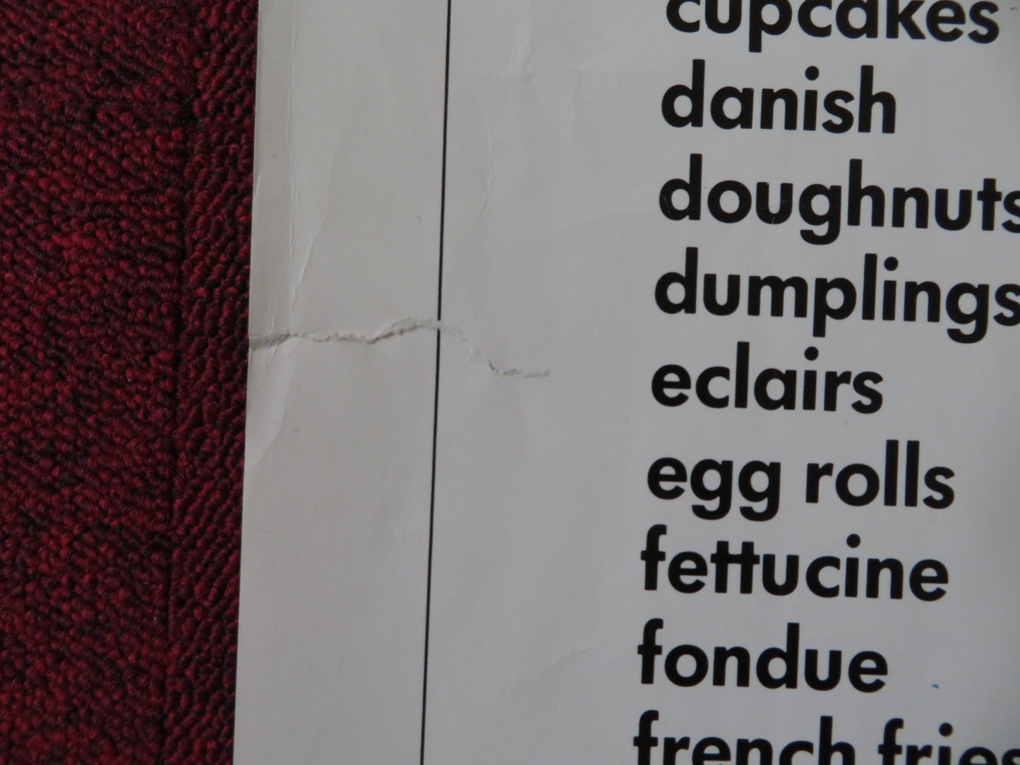 FATSO US HALF SHEET (22"x 28") POSTER DOM DELUISE ANNE BANCROFT 1980 Rendezvous Cinema Movie posters