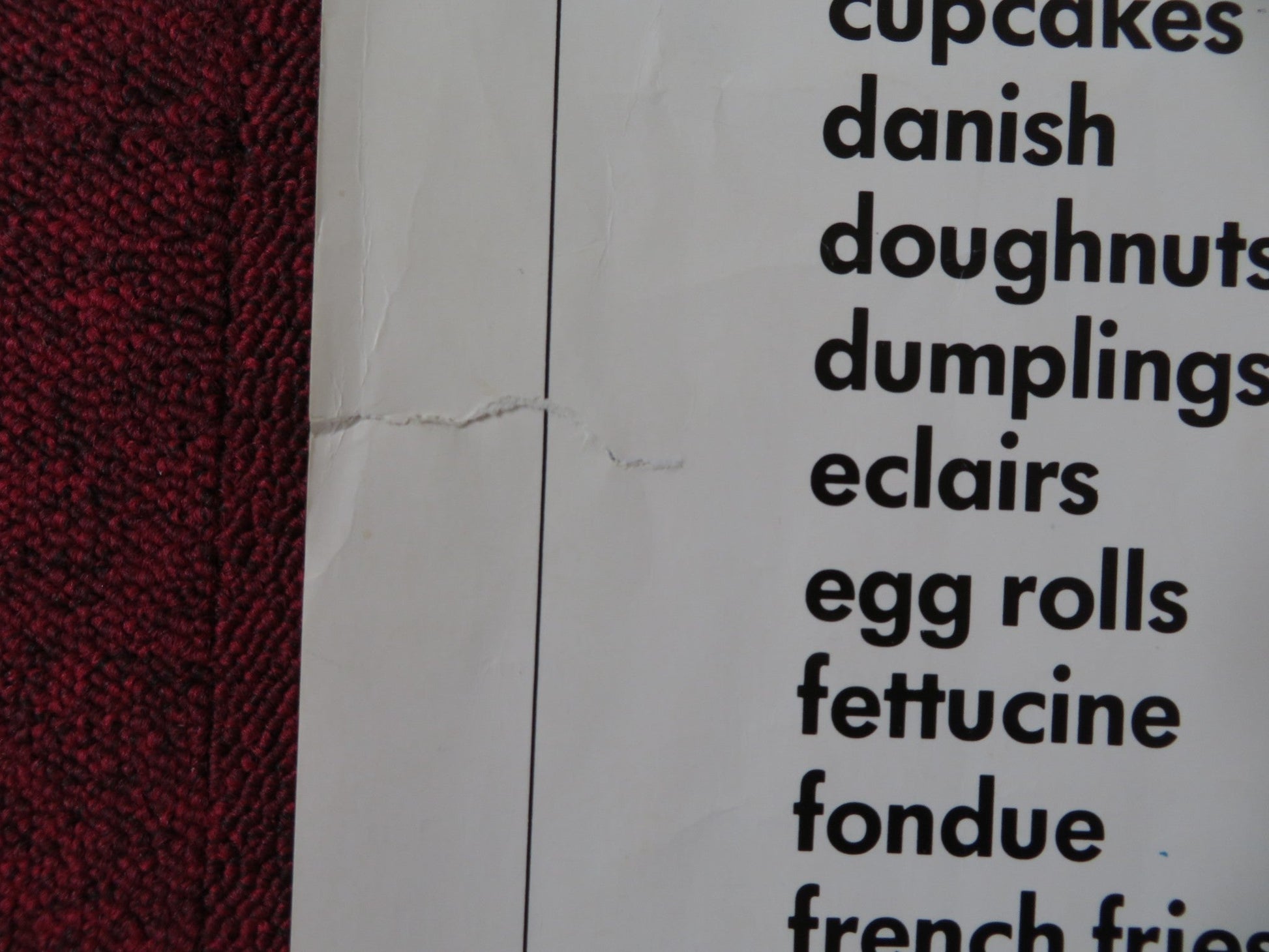 FATSO US HALF SHEET (22"x 28") POSTER DOM DELUISE ANNE BANCROFT 1980 Rendezvous Cinema Movie posters