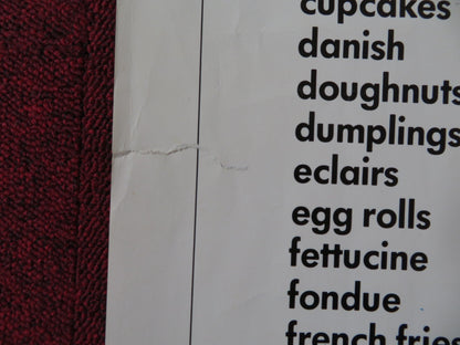 FATSO US HALF SHEET (22"x 28") POSTER DOM DELUISE ANNE BANCROFT 1980 Rendezvous Cinema Movie posters