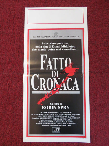 FATTO DI CRONACA ITALIAN LOCANDINA POSTER ROBIN SPRY 1988 Rendezvous Cinema Movie posters