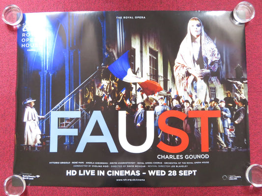 FAUST: ROYAL OPERA HOUSE UK QUAD (30"x 40") ROLLED POSTER VITTORIO GRIGOLO 2011 Rendezvous Cinema Movie posters