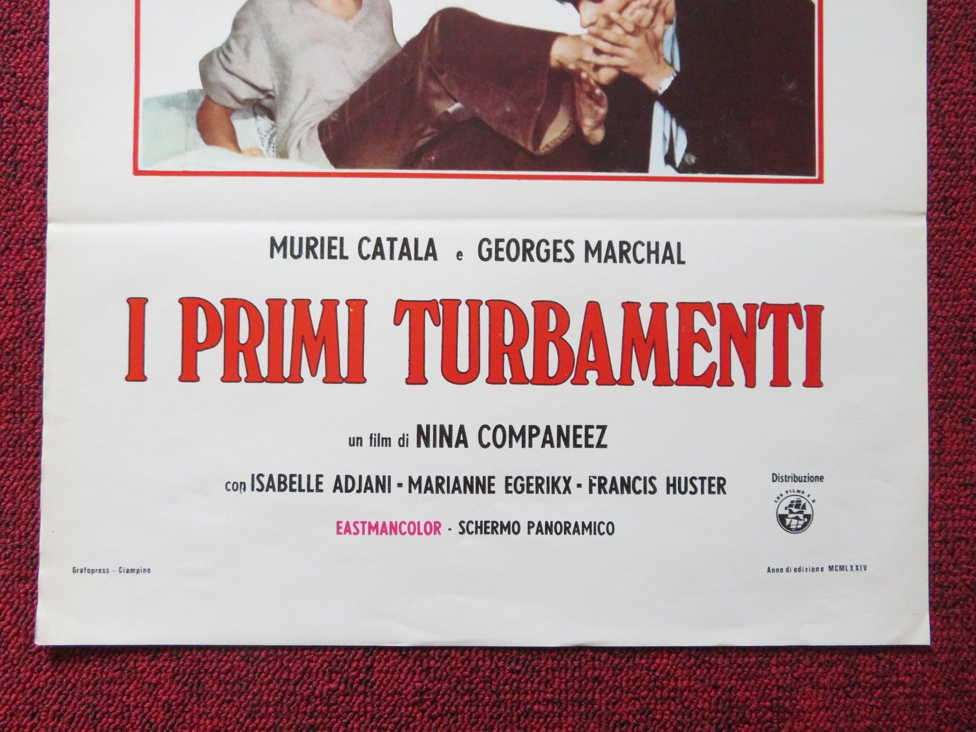 FAUSTINE ET LE BEL ETE ITALIAN LOCANDINA POSTER MURIEL CATALA G. MARCHAL 1972 Rendezvous Cinema Movie posters