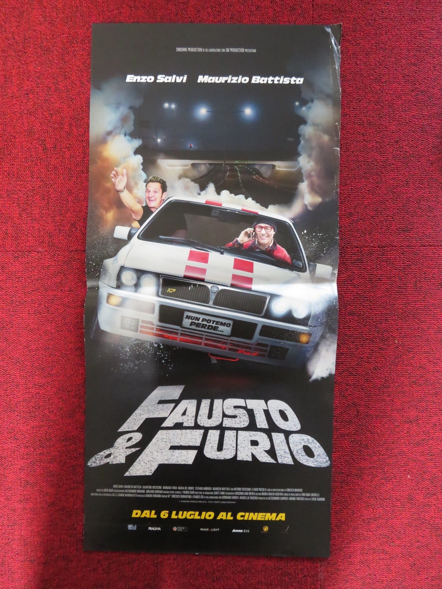FAUSTO & FURIO ITALIAN LOCANDINA POSTER ENZO SALVI MAURIZIO BATTISTA 2016 Rendezvous Cinema Movie posters