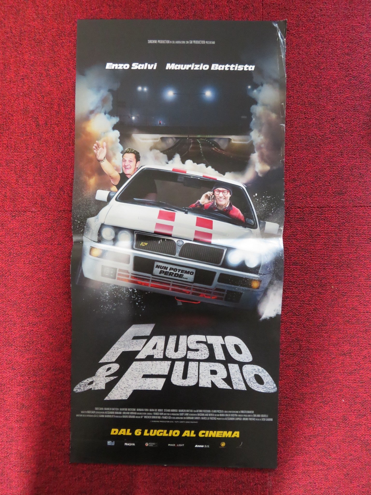 FAUSTO & FURIO ITALIAN LOCANDINA POSTER ENZO SALVI MAURIZIO BATTISTA 2016 Rendezvous Cinema Movie posters