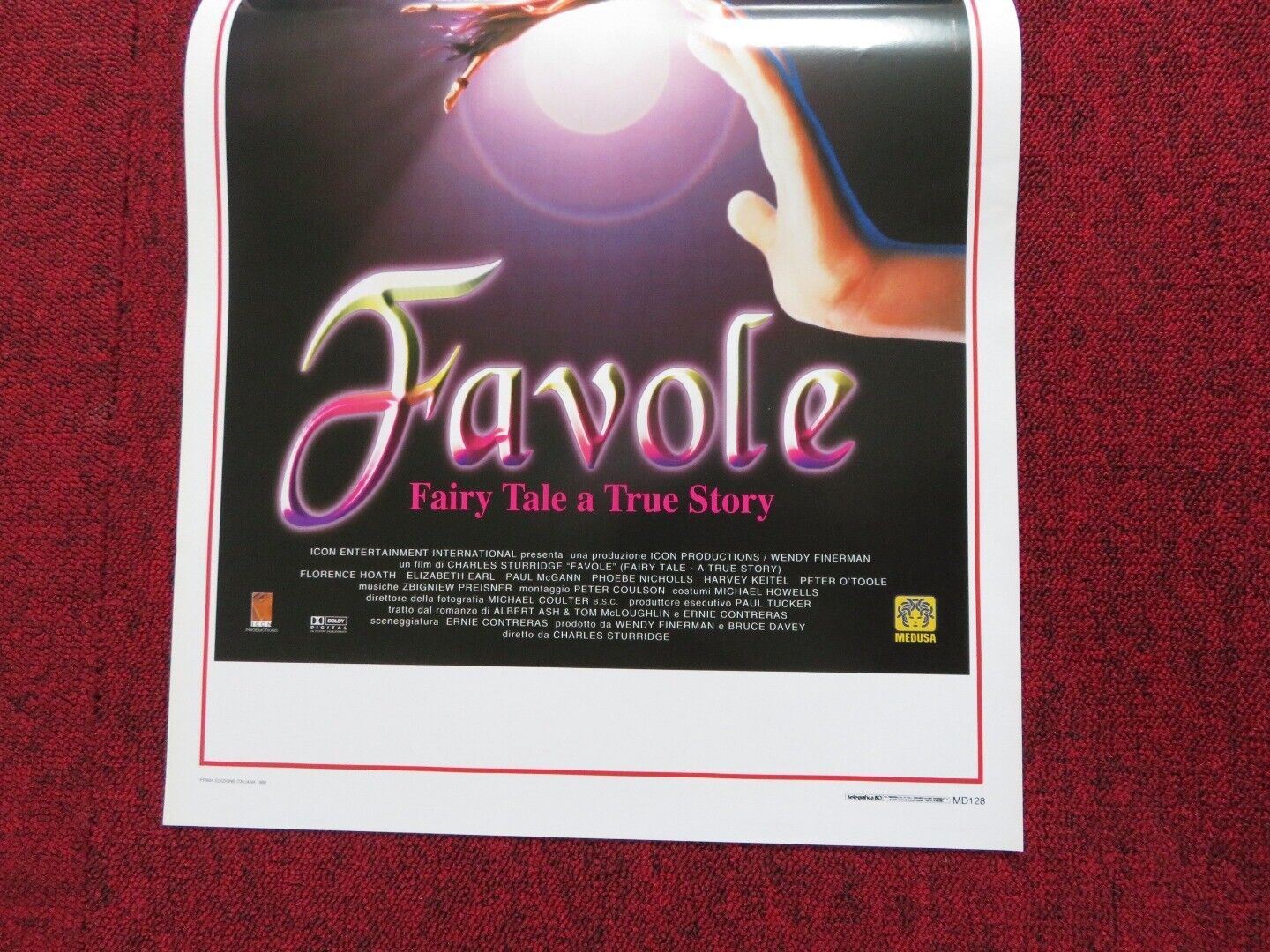 FAVOLE / FAIRY TALE A TRUE STORY ITALIAN LOCANDINA (27.5"x13") POSTER 1998 Movie posters