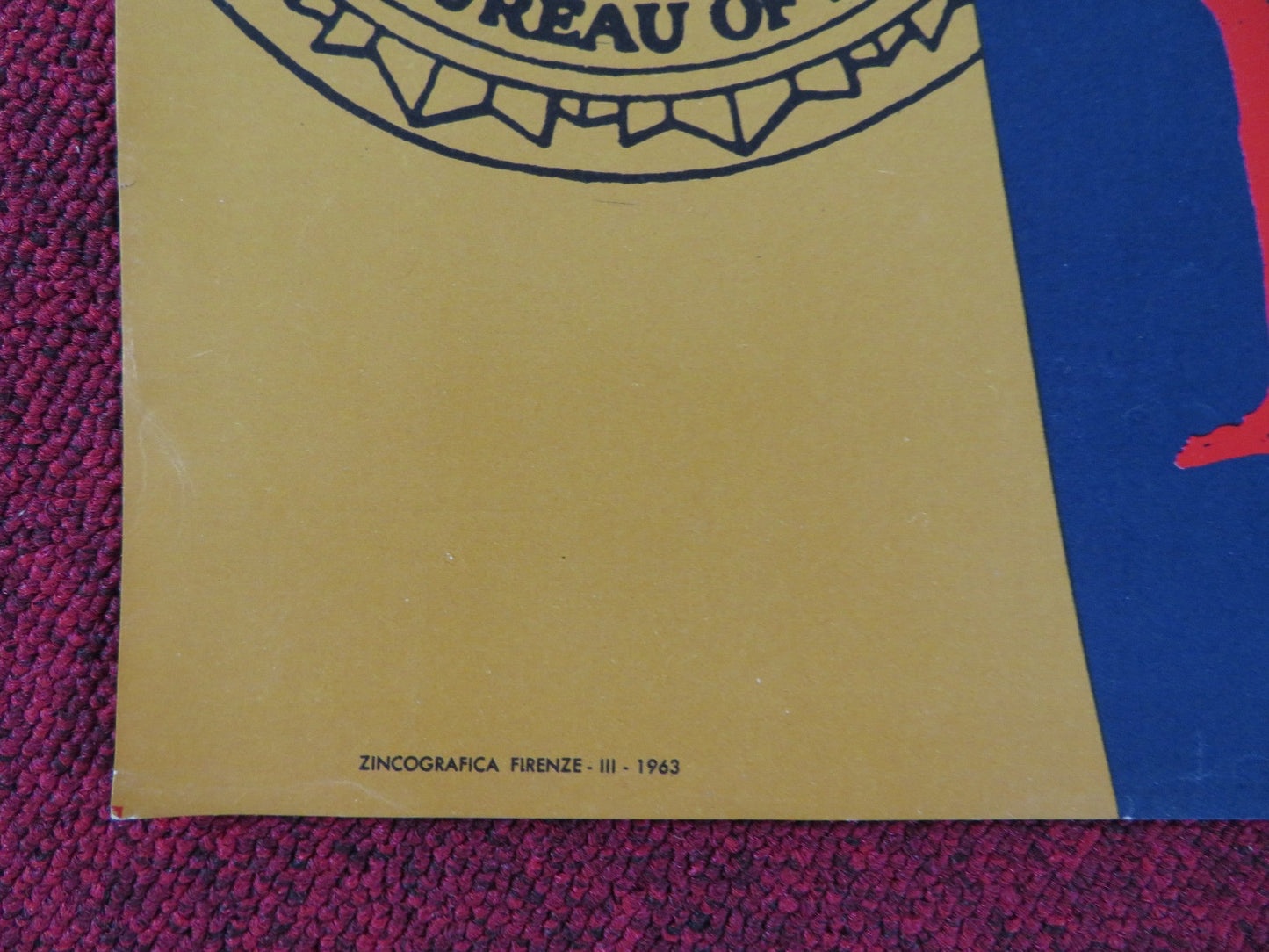 FBI CAPE CANAVERAL - A ITALIAN FOTOBUSTA POSTER JACK KELLY RAY DANTON 1963 Rendezvous Cinema Movie posters