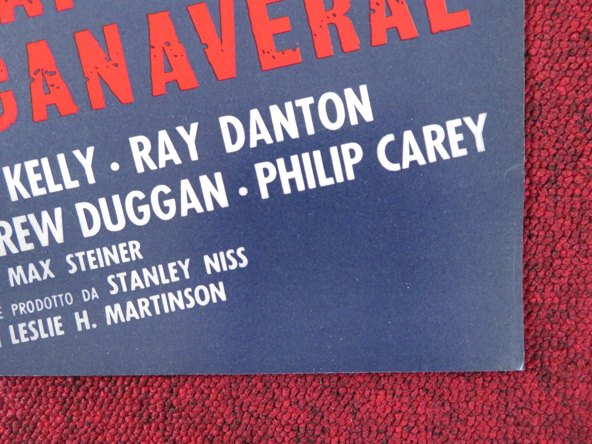 FBI CAPE CANAVERAL - B ITALIAN FOTOBUSTA POSTER JACK KELLY RAY DANTON 1963 Rendezvous Cinema Movie posters