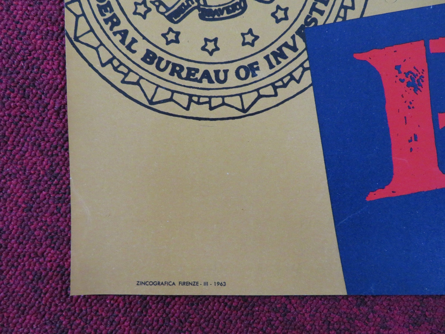 FBI CAPE CANAVERAL - B ITALIAN FOTOBUSTA POSTER JACK KELLY RAY DANTON 1963 Rendezvous Cinema Movie posters