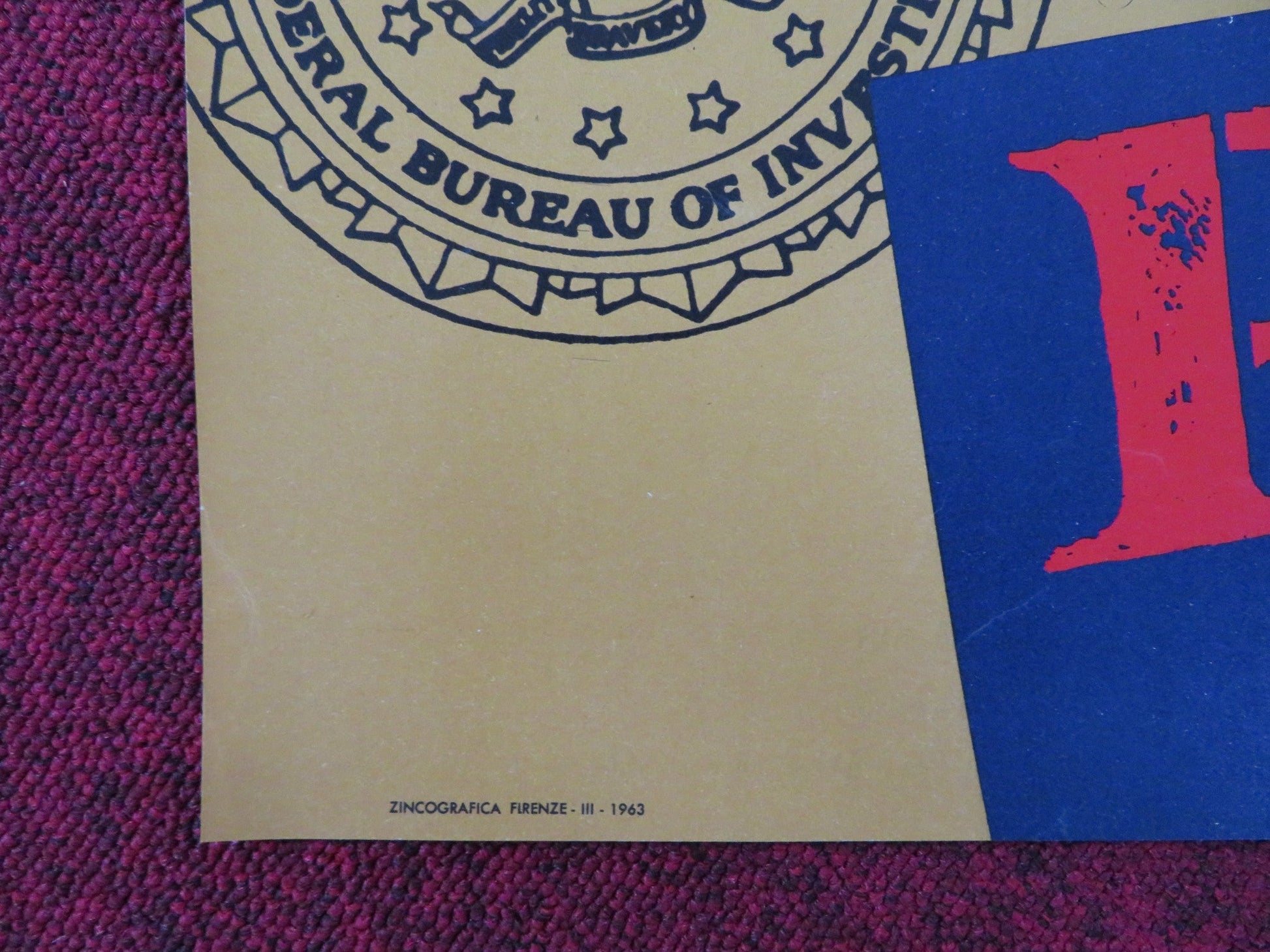 FBI CAPE CANAVERAL - B ITALIAN FOTOBUSTA POSTER JACK KELLY RAY DANTON 1963 Rendezvous Cinema Movie posters