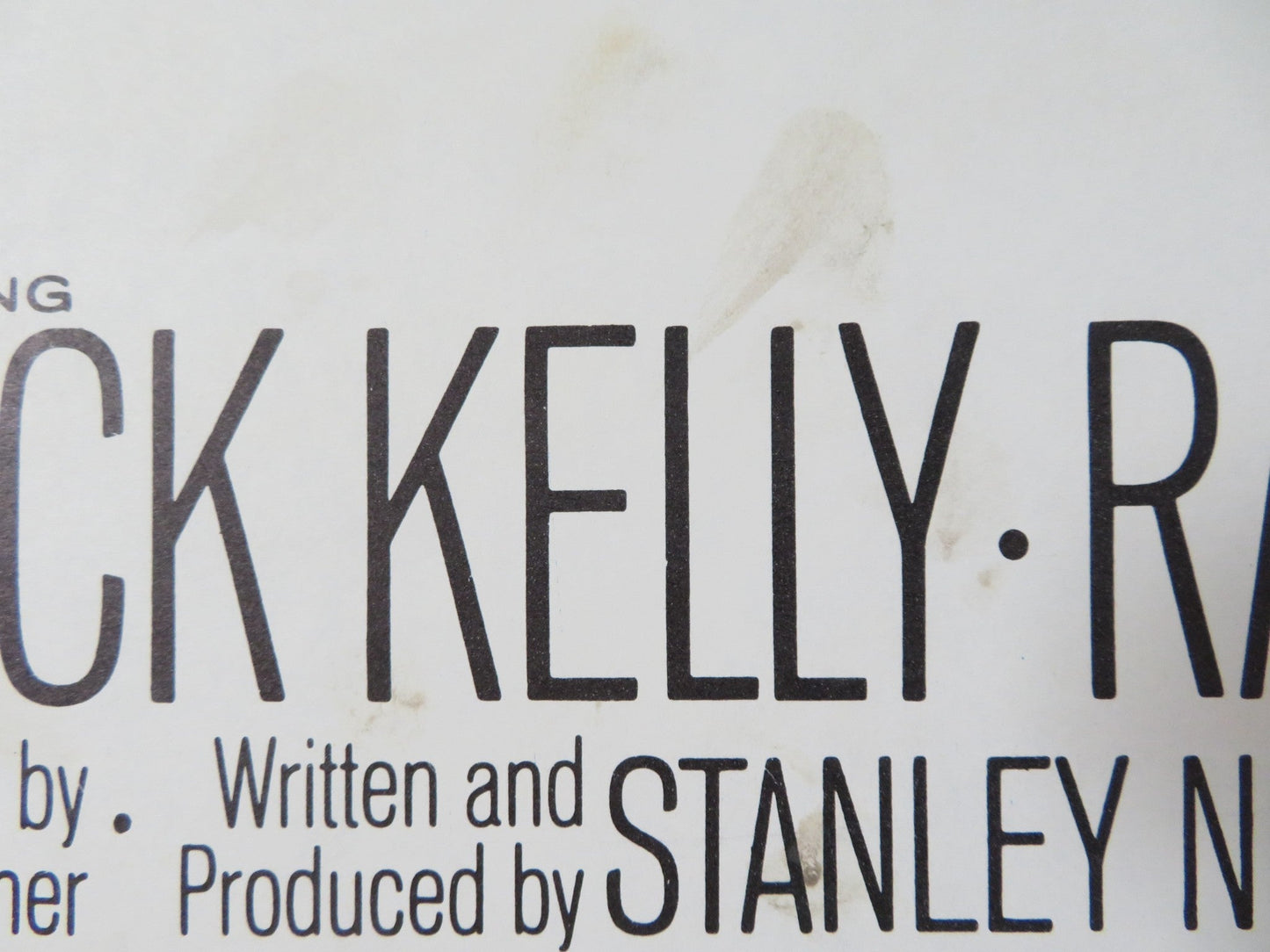 FBI CODE 98 FOLDED US ONE SHEET POSTER JACK KELLY RAY DANTON 1963 Rendezvous Cinema Movie posters