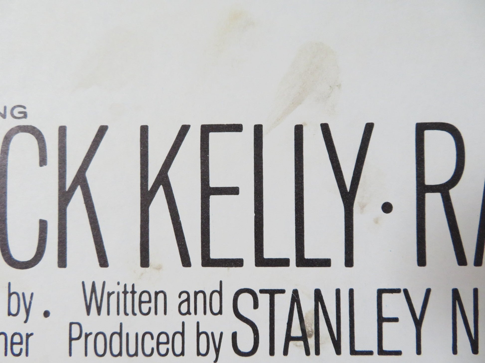 FBI CODE 98 FOLDED US ONE SHEET POSTER JACK KELLY RAY DANTON 1963 Rendezvous Cinema Movie posters