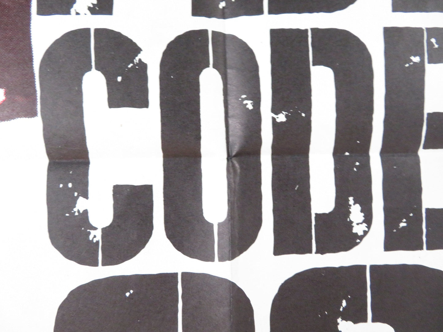 FBI CODE 98 FOLDED US ONE SHEET POSTER JACK KELLY RAY DANTON 1963 Rendezvous Cinema Movie posters