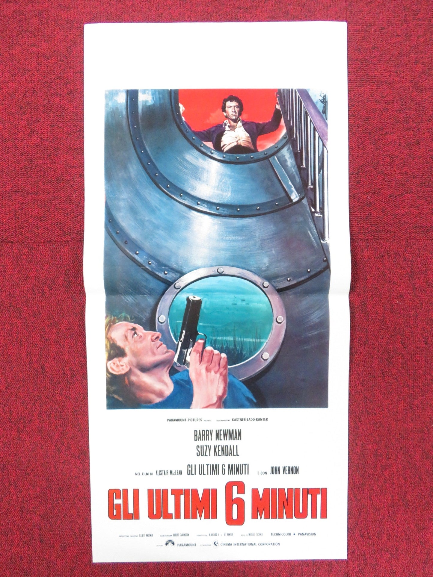 FEAR IS THE KEY ITALIAN LOCANDINA POSTER BARRY NEWMAN SUZY KENDALL 1972 Rendezvous Cinema Movie posters