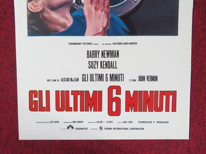 FEAR IS THE KEY ITALIAN LOCANDINA POSTER BARRY NEWMAN SUZY KENDALL 1972 Rendezvous Cinema Movie posters