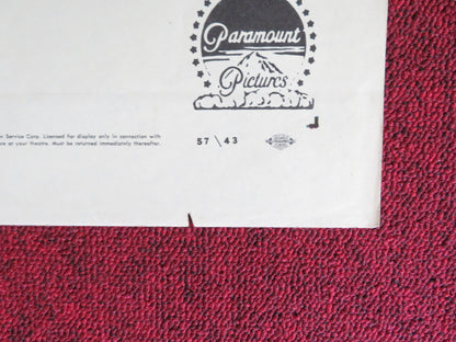 FEAR STRIKES FOLDED US ONE SHEET POSTER ANTHONY PERKINS KARL MALDEN 1957 Rendezvous Cinema Movie posters