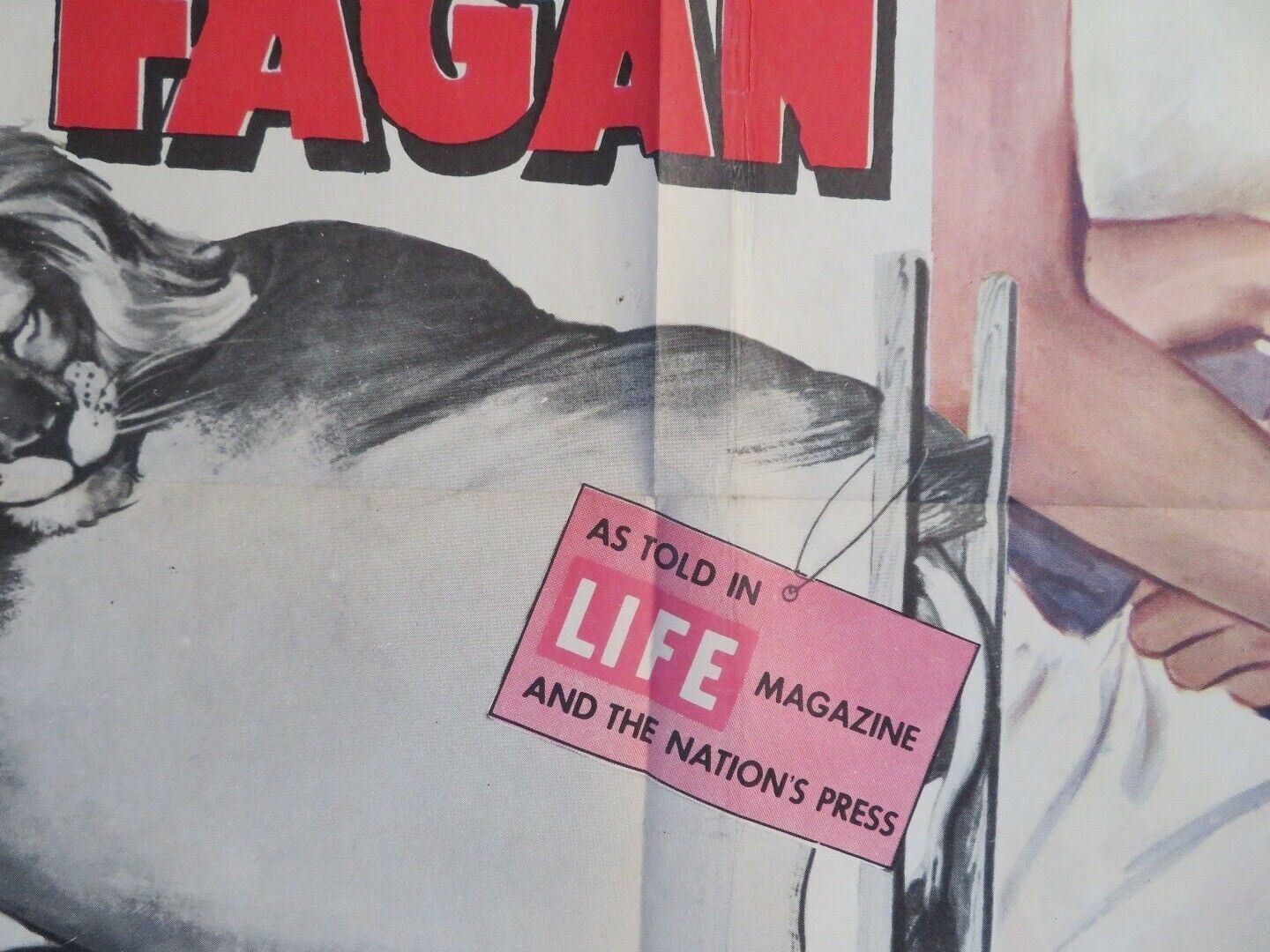 FEARLESS FAGAN US ONE SHEET POSTER LION JANET LEIGH 1952 Rendezvous Cinema Movie posters