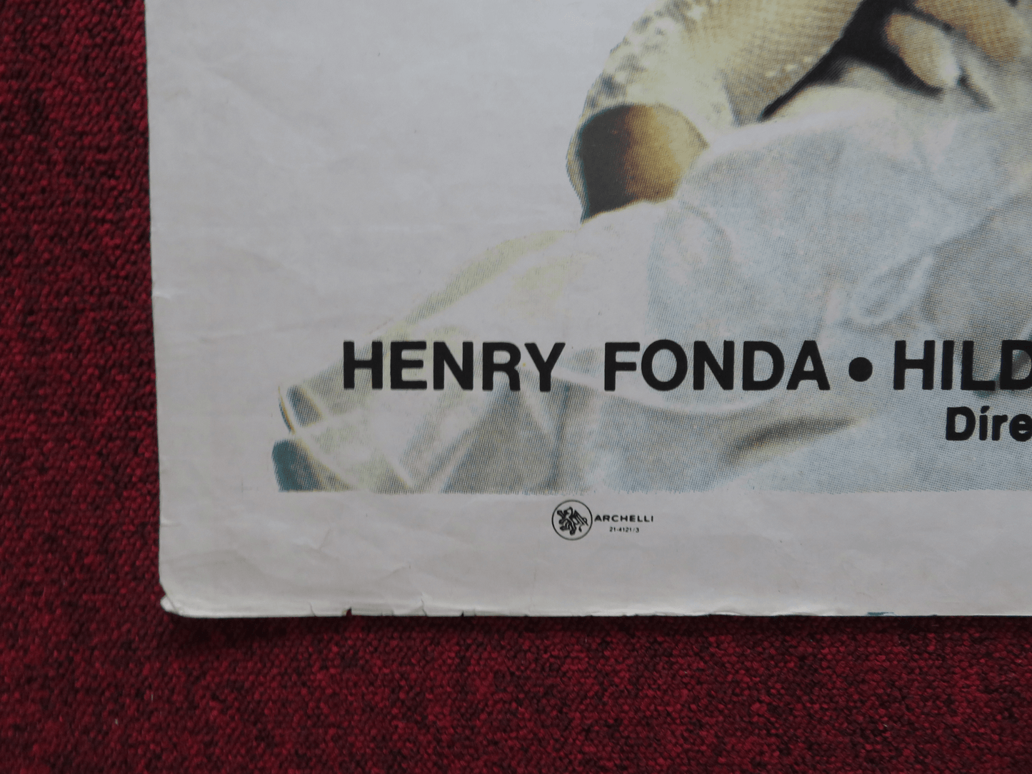 FEDORA FOLDED ARGENTINA ONE SHEET POSTER HENRY FONDA MICHAEL YORK 1978 Rendezvous Cinema Movie posters