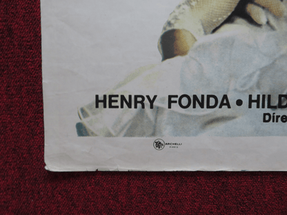 FEDORA FOLDED ARGENTINA ONE SHEET POSTER HENRY FONDA MICHAEL YORK 1978 Rendezvous Cinema Movie posters