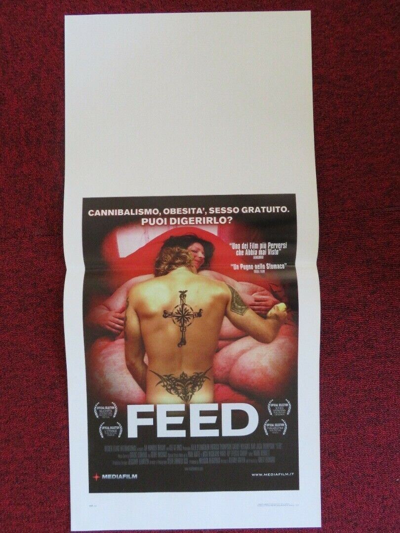 FEED ITALIAN LOCANDINA (27.5"x13") POSTER ALEXO'LOUGHLIN PATRICK THOMPSON 2005 - Rendezvous Cinema