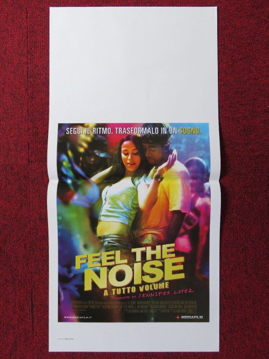 FEEL THE NOISE ITALIAN LOCANDINA (27.5"x13") POSTER JENNIFER LOPEZ 2007 Movie posters