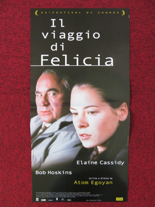 FELICIA'S JOURNEY ITALIAN LOCANDINA POSTER BOB HOSKINS ELAINE CASSIDY 1999 Rendezvous Cinema Movie posters
