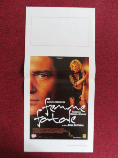 FEMME FATALE ITALIAN LOCANDINA POSTER ANTONIO BANDERAS R. ROMIJN - STAMOS 2002 Rendezvous Cinema Movie posters