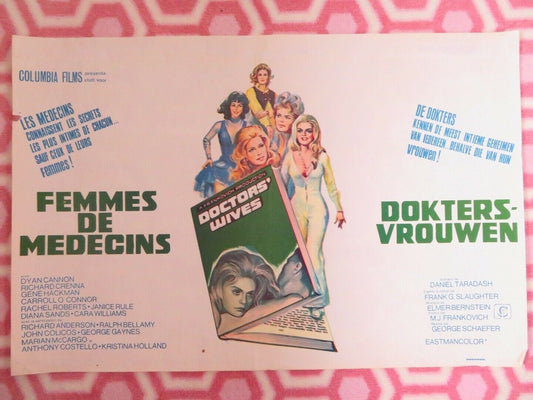 FEMMES DE MEDCINS /DOCTORS WIVES BELGIUM (14.5"x 21.5") POSTER DYAN CANNON 1971 Movie posters