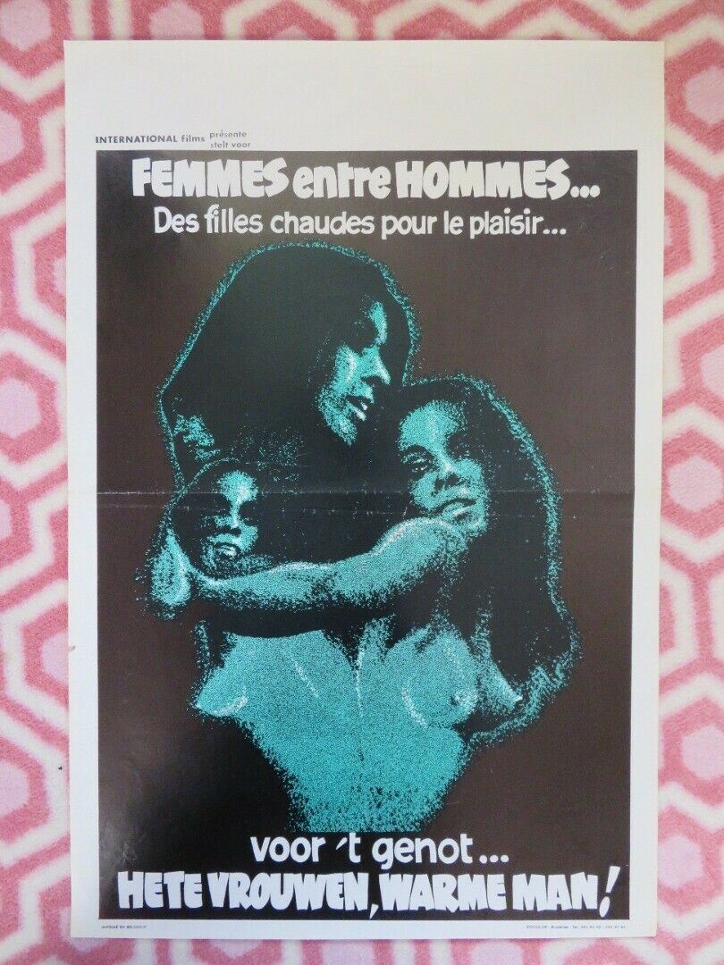FEMMES ENTRE HOMMES BELGIUM (21.5"x14.5") POSTER 1982 ADULT Movie posters