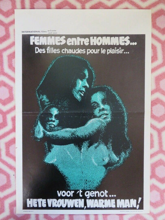 FEMMES ENTRE HOMMES BELGIUM (21.5"x14.5") POSTER 1982 ADULT Movie posters