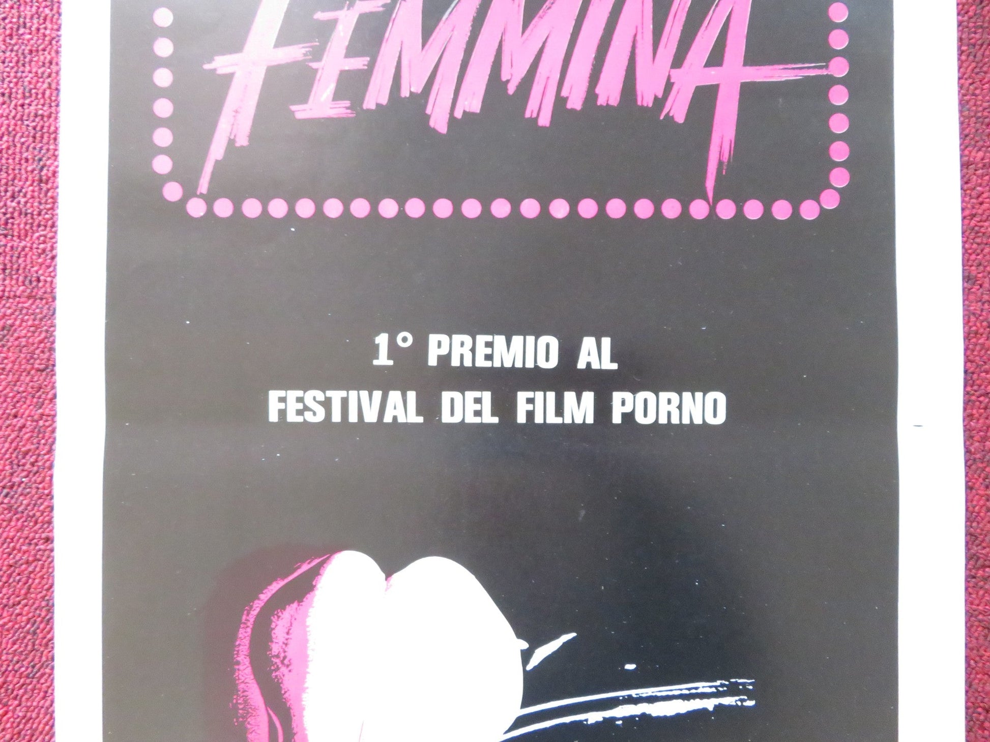 FEMMINA ITALIAN LOCANDINA POSTER MONICA GUERRITORE ALBERTO DI STASIO 1998 Rendezvous Cinema Movie posters