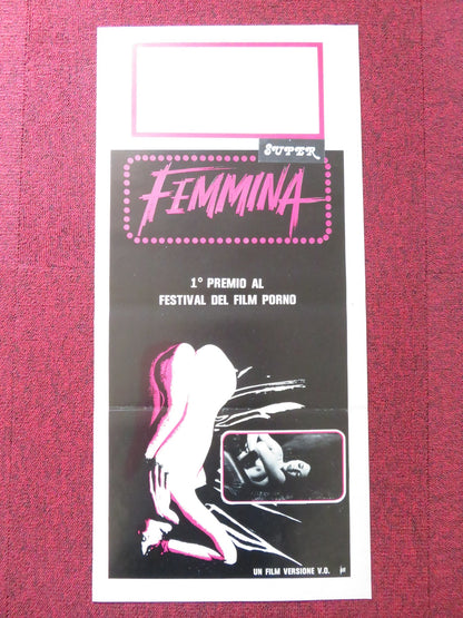 FEMMINA ITALIAN LOCANDINA POSTER MONICA GUERRITORE ALBERTO DI STASIO 1998 Rendezvous Cinema Movie posters