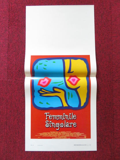 FEMMINILE SINGOLARE ITALIAN LOCANDINA POSTER CRISTINA MOGLIA CHICO 2000 Rendezvous Cinema Movie posters