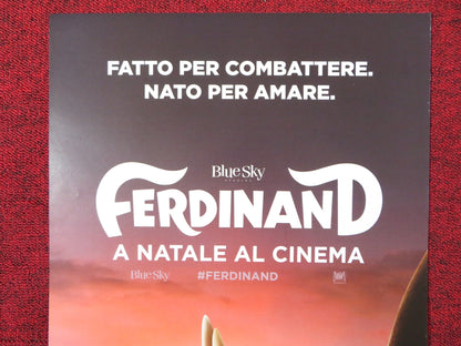 FERDINAND ITALIAN LOCANDINA POSTER JOHN CENA LILY DAY 2017 Rendezvous Cinema Movie posters