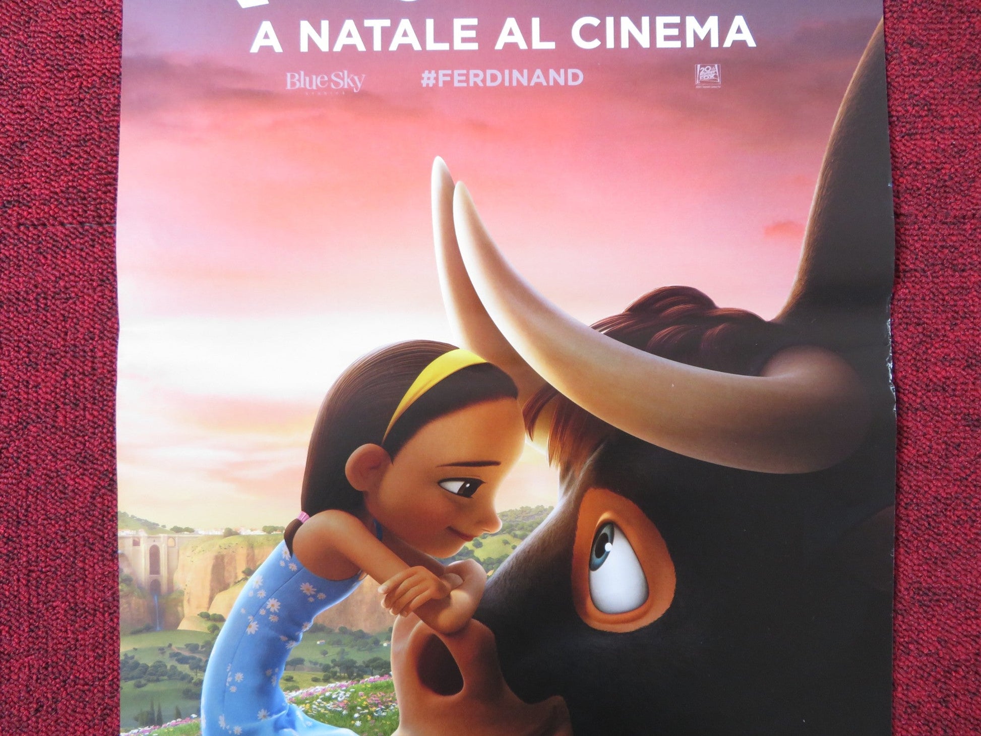 FERDINAND ITALIAN LOCANDINA POSTER JOHN CENA LILY DAY 2017 Rendezvous Cinema Movie posters